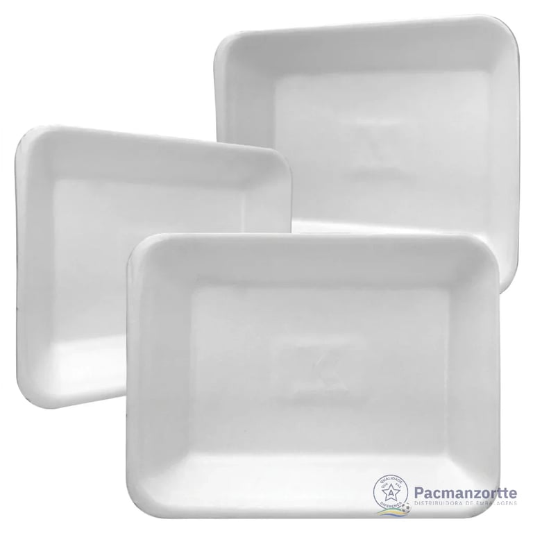 Bandeja de Isopor 3R Tam. 23,5 x 18 cm Totalplast miniatura 2