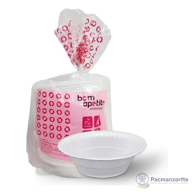 Pote de Isopor Bp 15F Prato Fundo 300ml S/Tampa Braspack miniatura 2