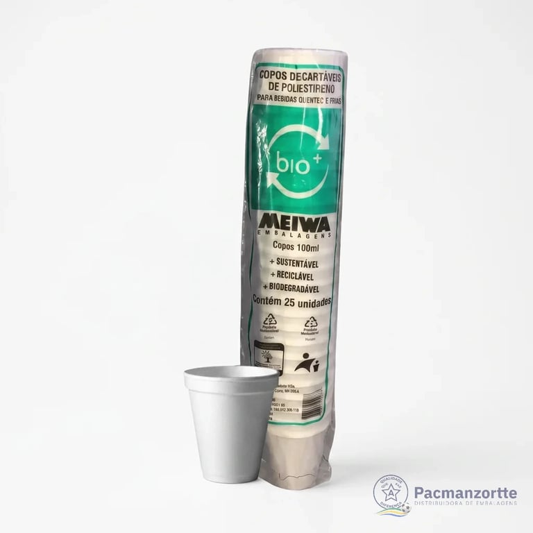 Copo de Isopor 100ml Meiwa miniatura 4
