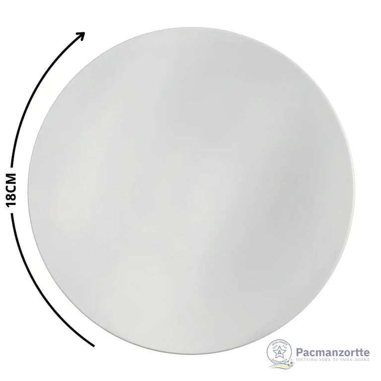 Disco de Isopor 18 cm Totalplast - Pacote c/ 200 unidades miniatura 1