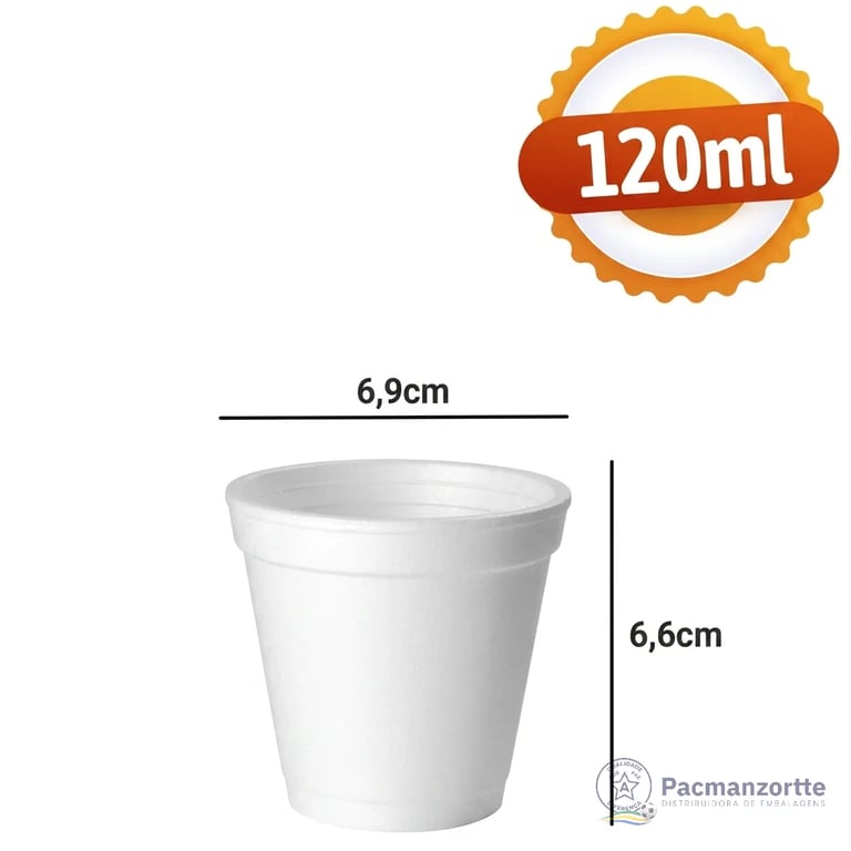 Copo de Isopor 120ml Copobras miniatura 2