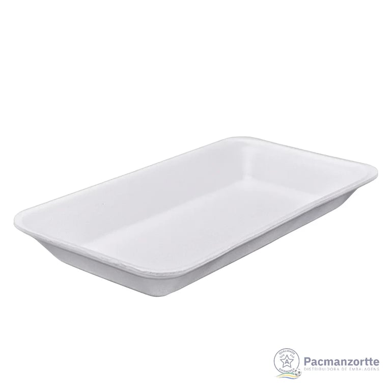Bandeja de Isopor 4R Tam. 27,5 x 15 cm Totalplast miniatura 1