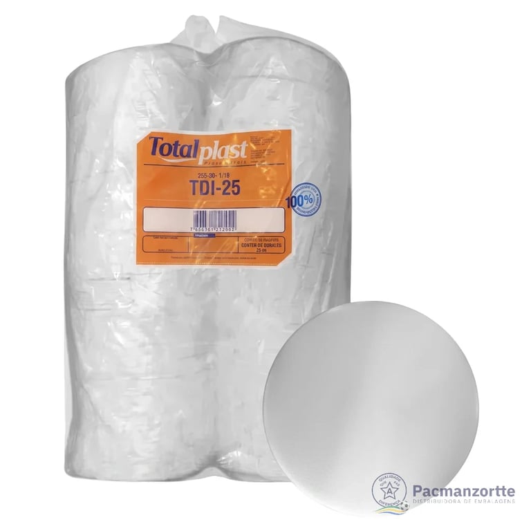 Disco de Isopor 25 cm Totalplast - Pacote c/ 200 unidades miniatura 3