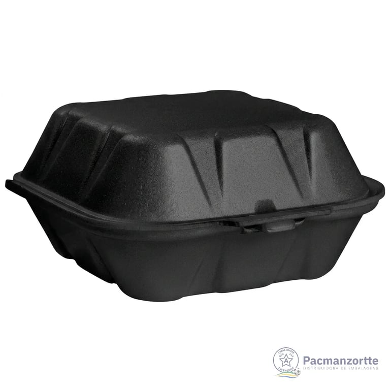 Hamburgueira Preta CH - 002 - 146 x 154 x 77mm EPS miniatura 1